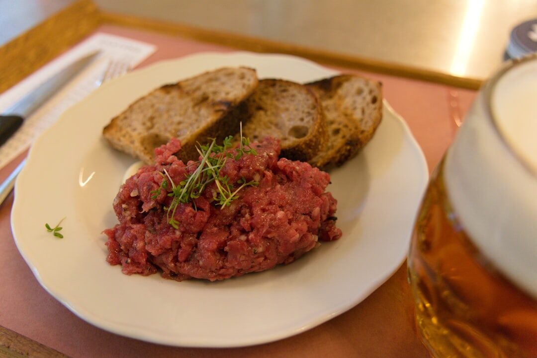 traditional czech meal on table