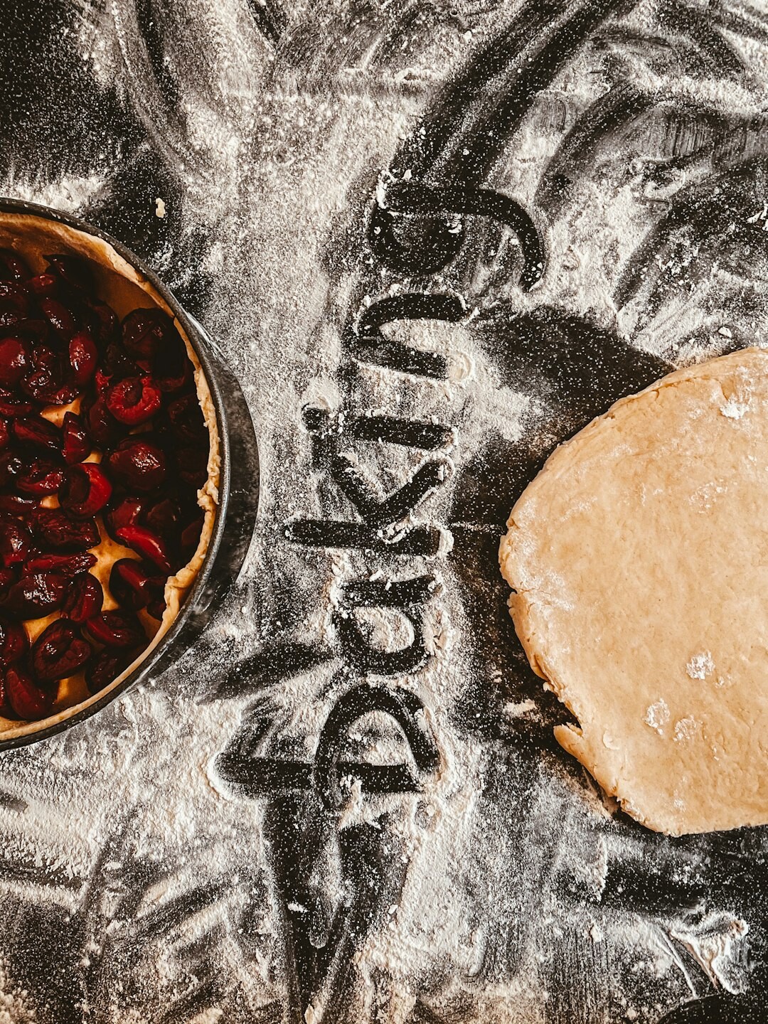 fruit tart baking